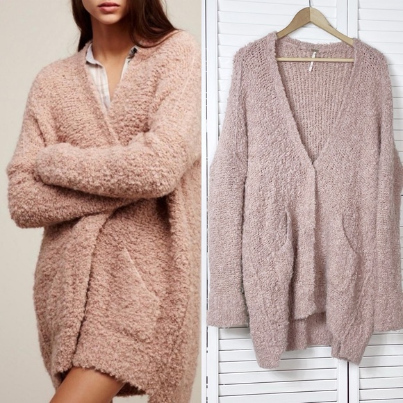 Free People Sweaters - Free People oversized fuzzy cardigan